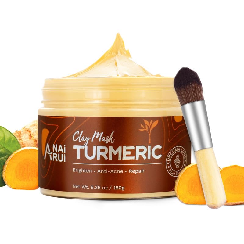 Foto 2 pulgar | Máscara de Arcilla Anai Rui con Cúrcuma y Vitamina C para Acné y Poros 180 ml - Venta Internacional