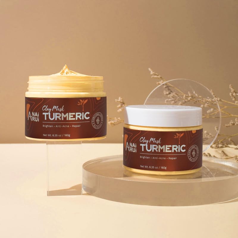Foto 6 pulgar | Máscara de Arcilla Anai Rui con Cúrcuma y Vitamina C para Acné y Poros 180 ml - Venta Internacional