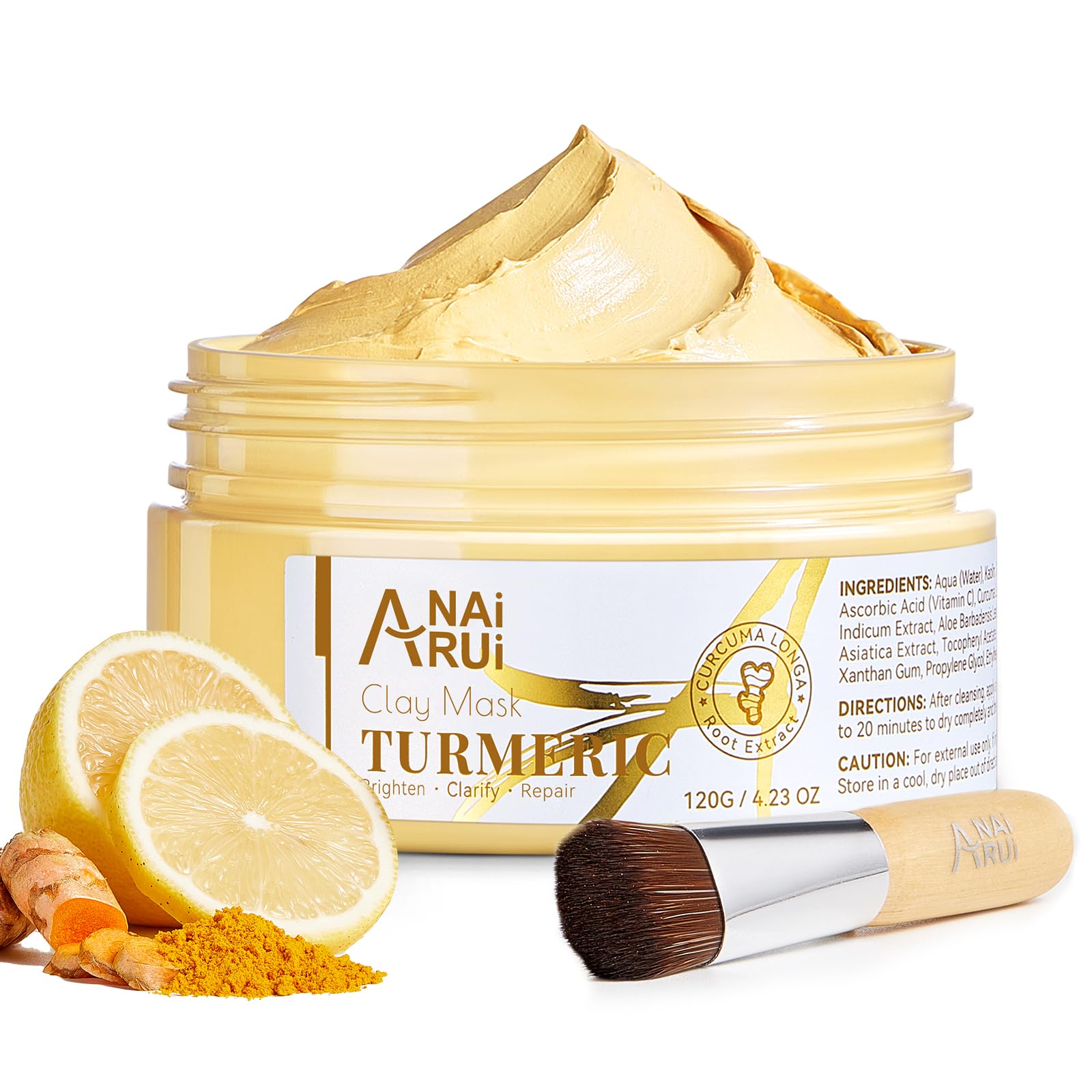 Mascarilla Facial Anai Rui Vitamina C con Cúrcuma y Arcilla de Caolín 125 ml - Venta Internacional $503