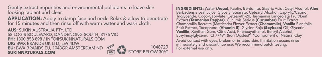 Foto 8 pulgar | Mascarilla Facial Sukin Sensitive Pink Clay 100 Ml Para Piel Sensible - Venta Internacional.