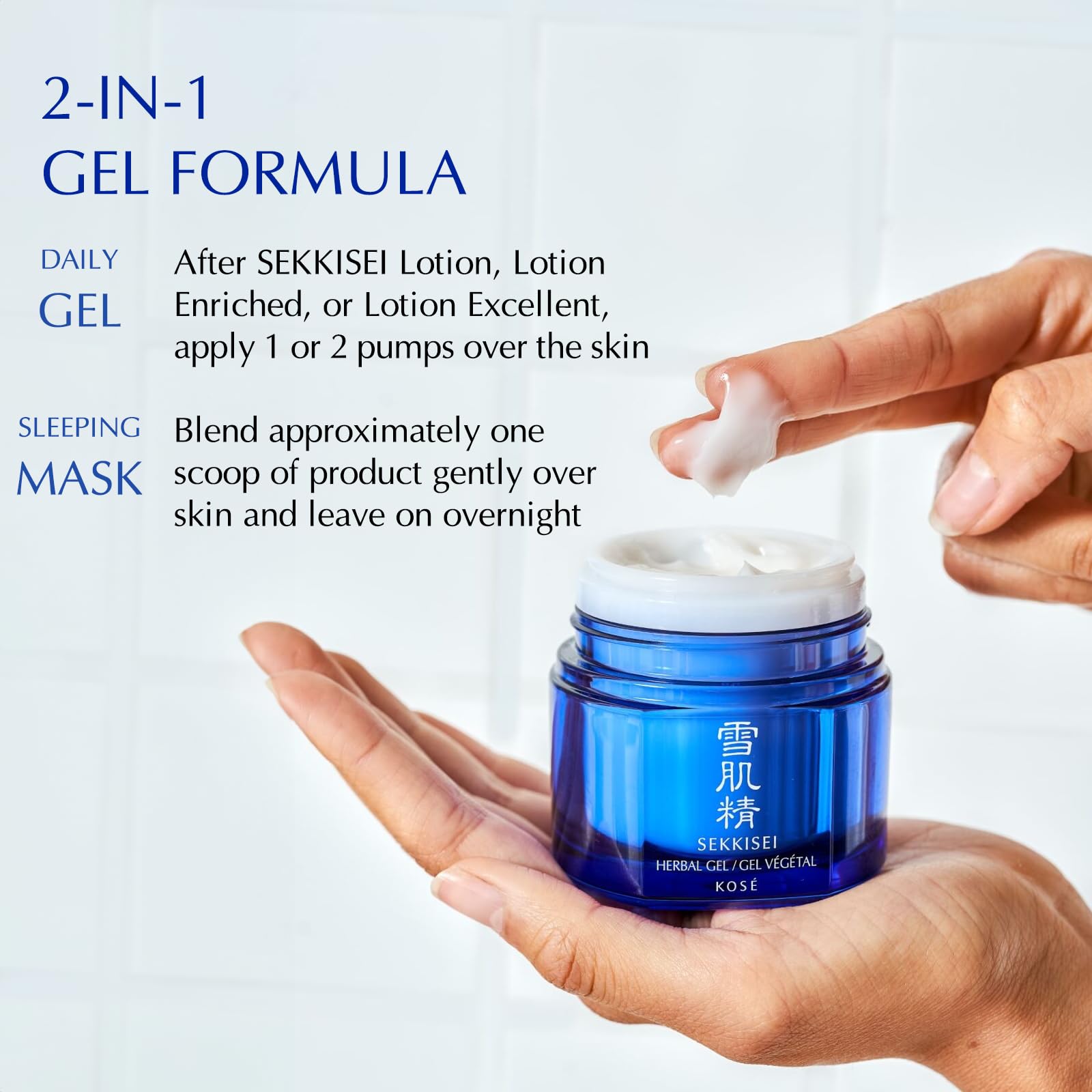 Foto 4 pulgar | Refill Pod Sekkisei Gel Herbal Hidratante 6 En 1, 80 Ml - Venta Internacional.