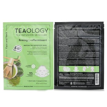 Foto 4 pulgar | Mascarilla Para Rostro Y Cuello Teaology Matcha Tea Superfood - Venta Internacional.