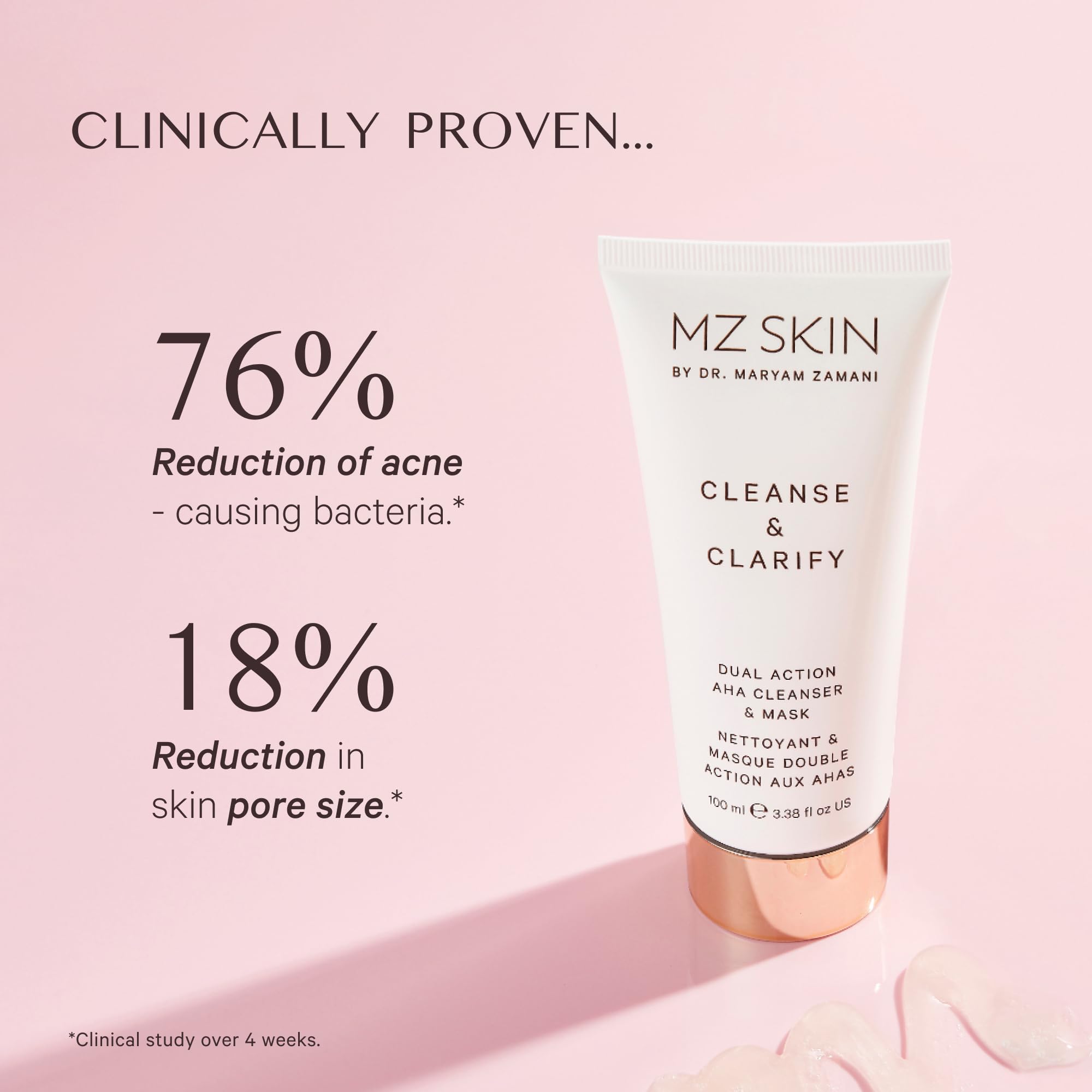 Foto 6 pulgar | Limpiador y  Mascarilla Mz Skin Cleanse & Clarify Dual Action Aha 30 Ml - Venta Internacional