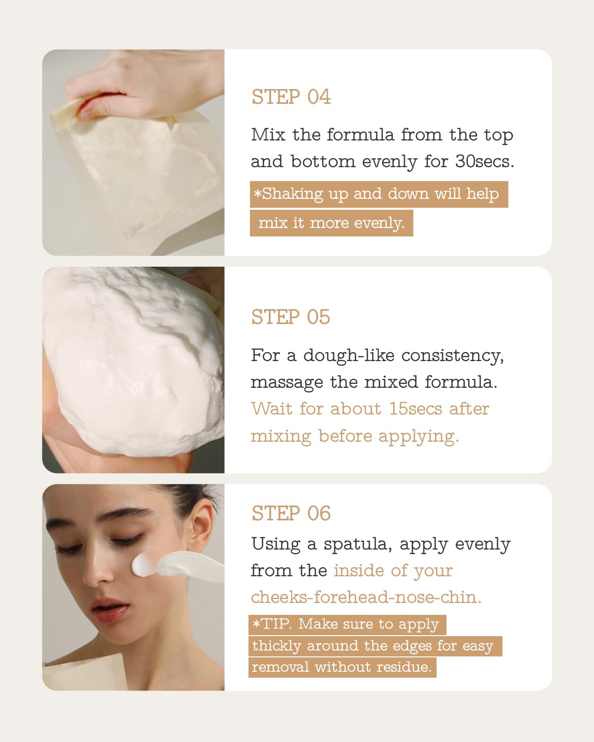 Foto 7 pulgar | Mascarilla Modeladora Facial Fully Rice Dough 50 Ml X 4 Vegana - Venta Internacional.