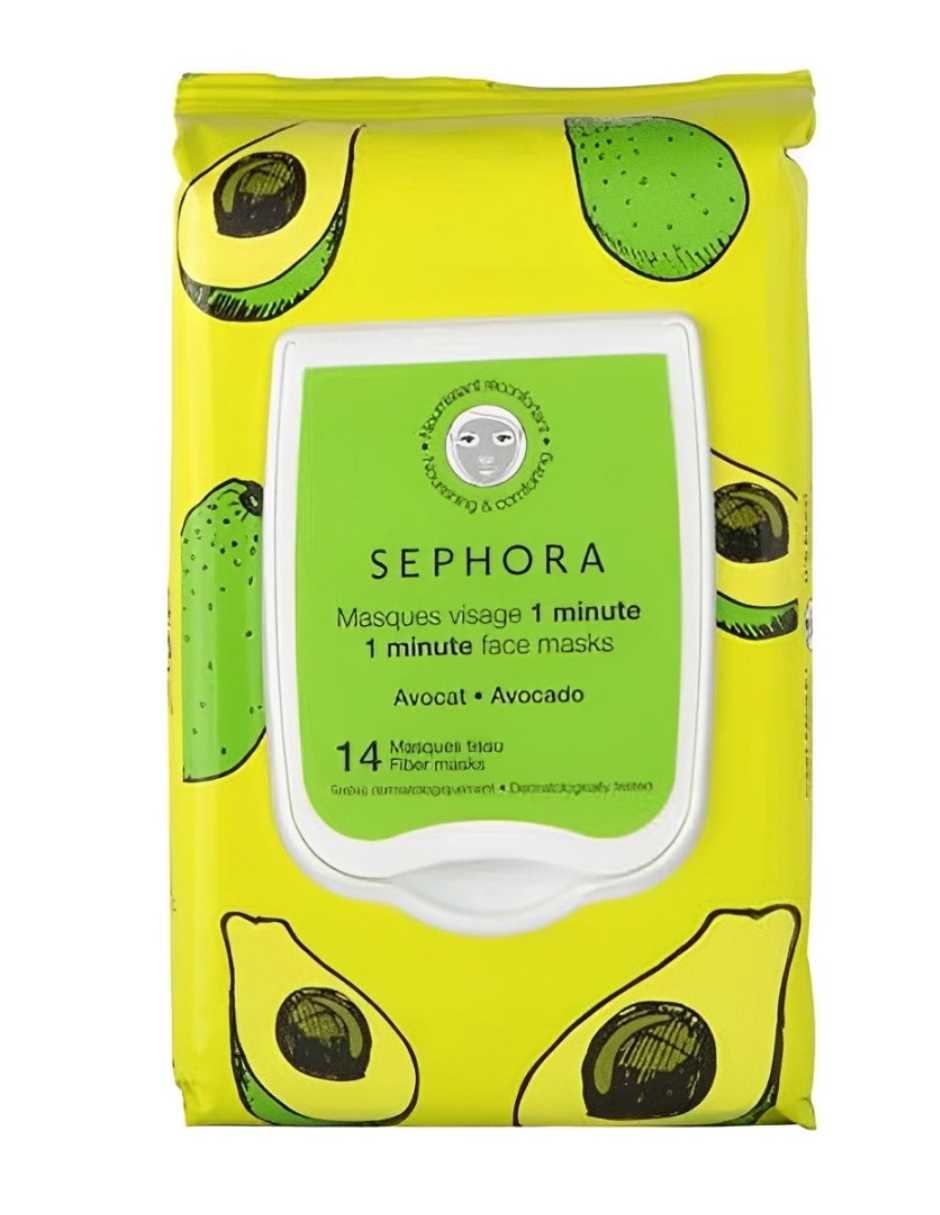 Mascarillas Faciales De 1 Minuto Colección Sephora De Aguacate