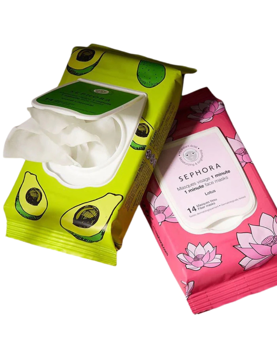 Foto 4 pulgar | Mascarillas Faciales De 1 Minuto Colección Sephora De Aguacate