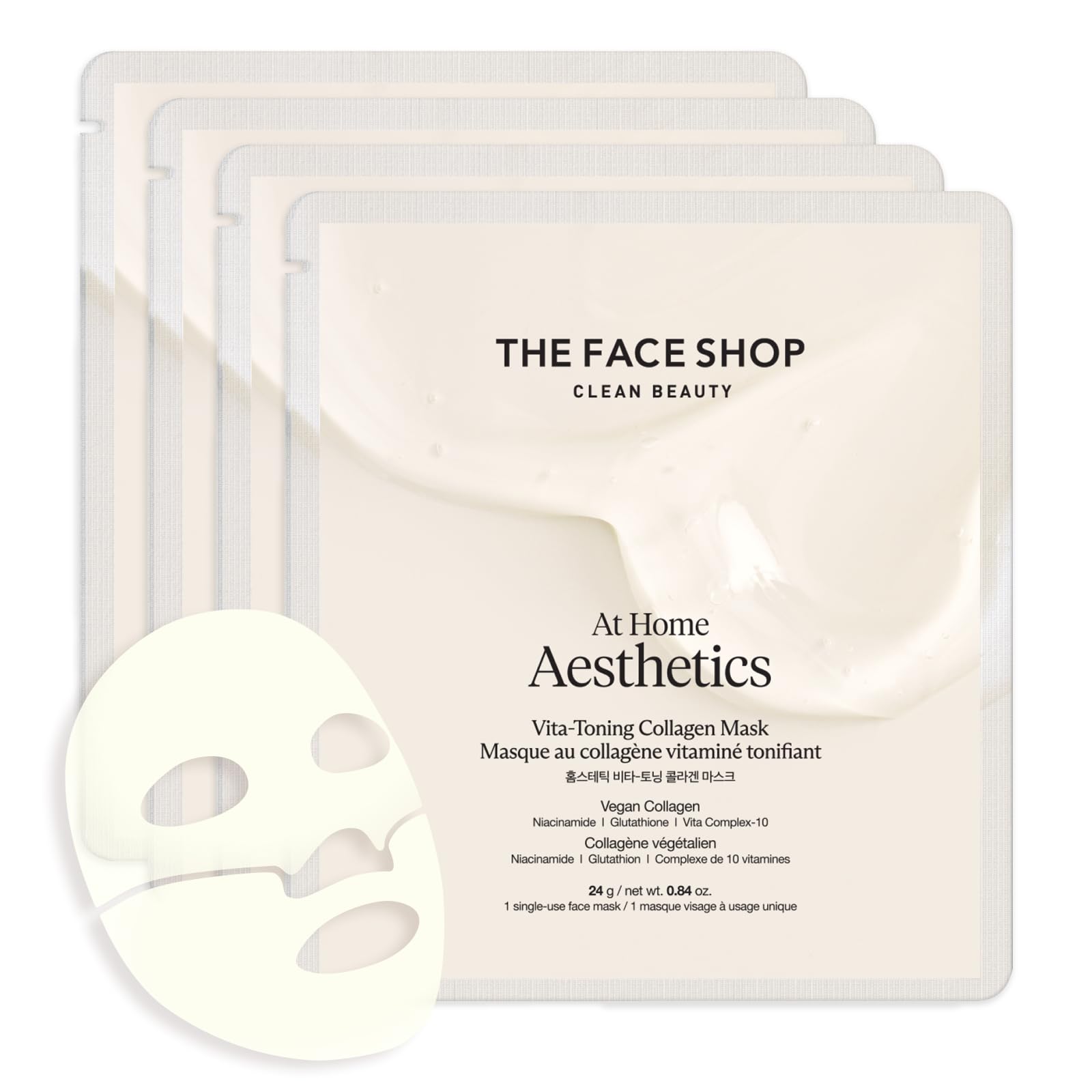 Sheet Mask The Face Shop At Home Aesthetics Vita-toning - Venta Internacional.