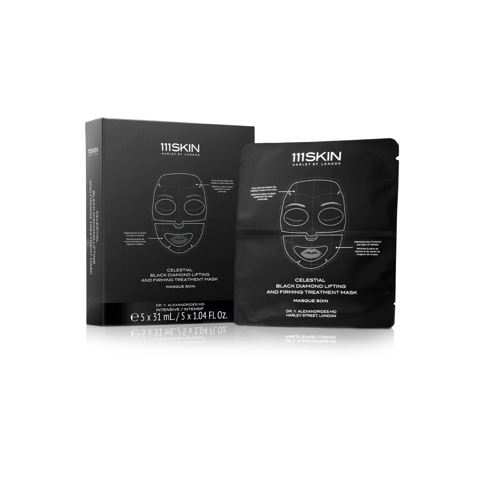 Máscara De Tratamiento 111skin Celestial Black Diamond Lifting X5 - Venta Internacional.