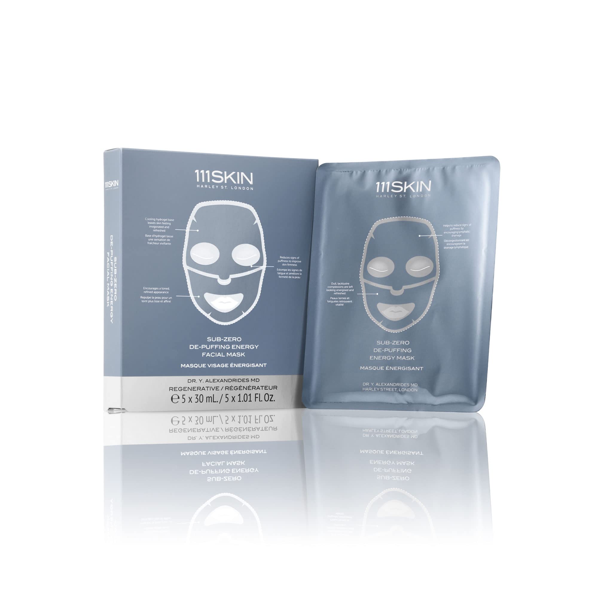 Mascarilla Facial 111skin Sub-zero Depuffing Energy 5 Piezas- Venta Internacional