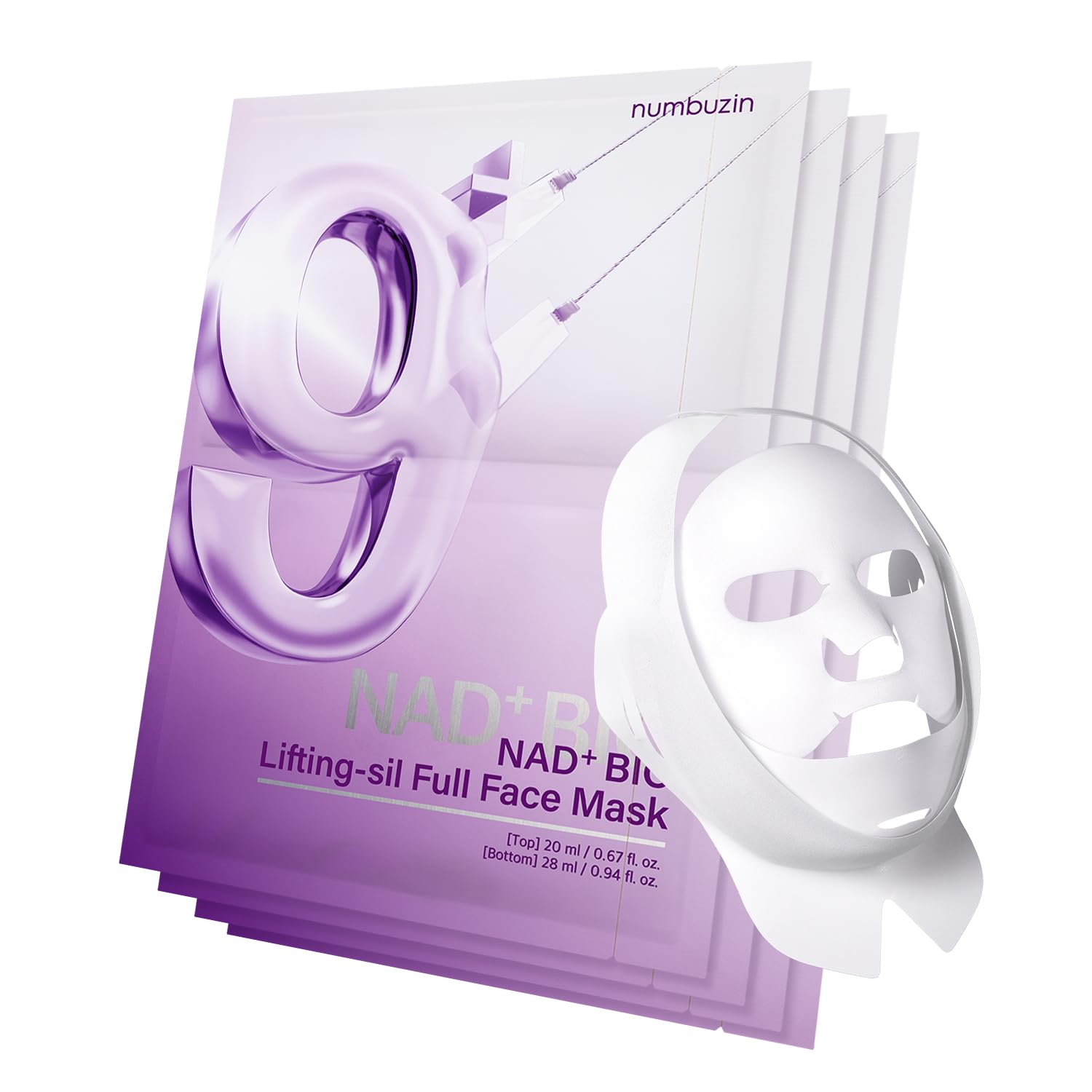 Mascarilla Sheet Mask Numbuzin No.9 Nad+ Bio Lifting-sil - Venta Internacional
