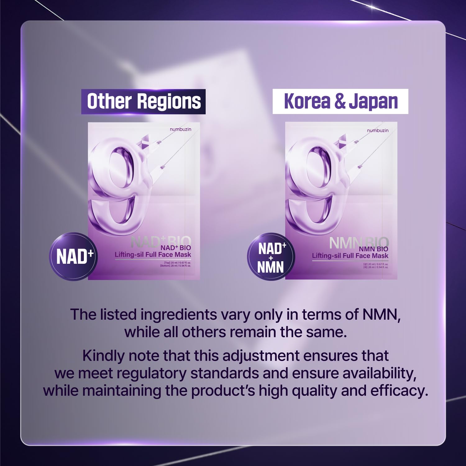 Foto 8 pulgar | Mascarilla Sheet Mask Numbuzin No.9 Nad+ Bio Lifting-sil - Venta Internacional