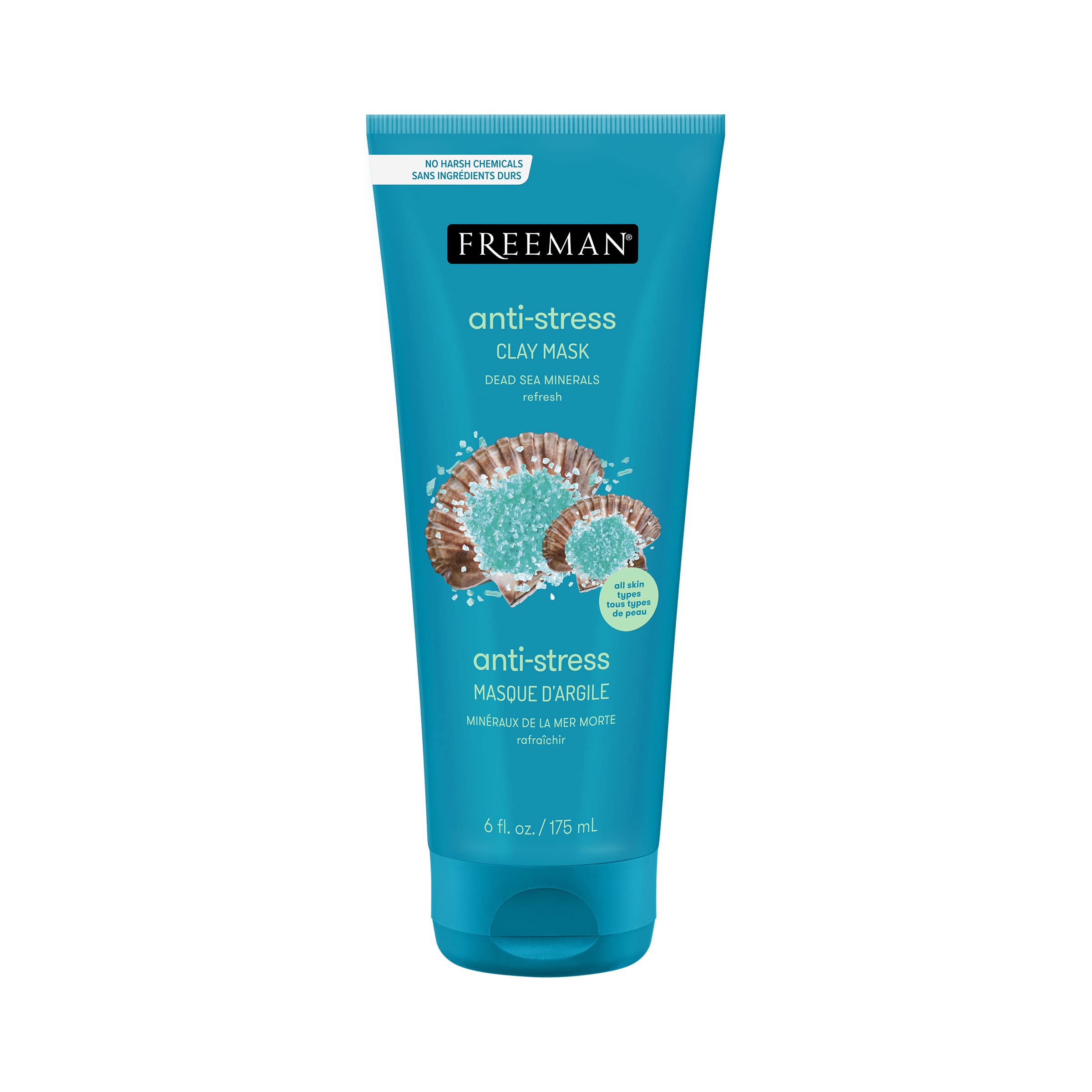 Mascarilla De Arcilla Freeman Antiestrés Mineral Del Mar Muerto 175 Ml - Venta Internacional.