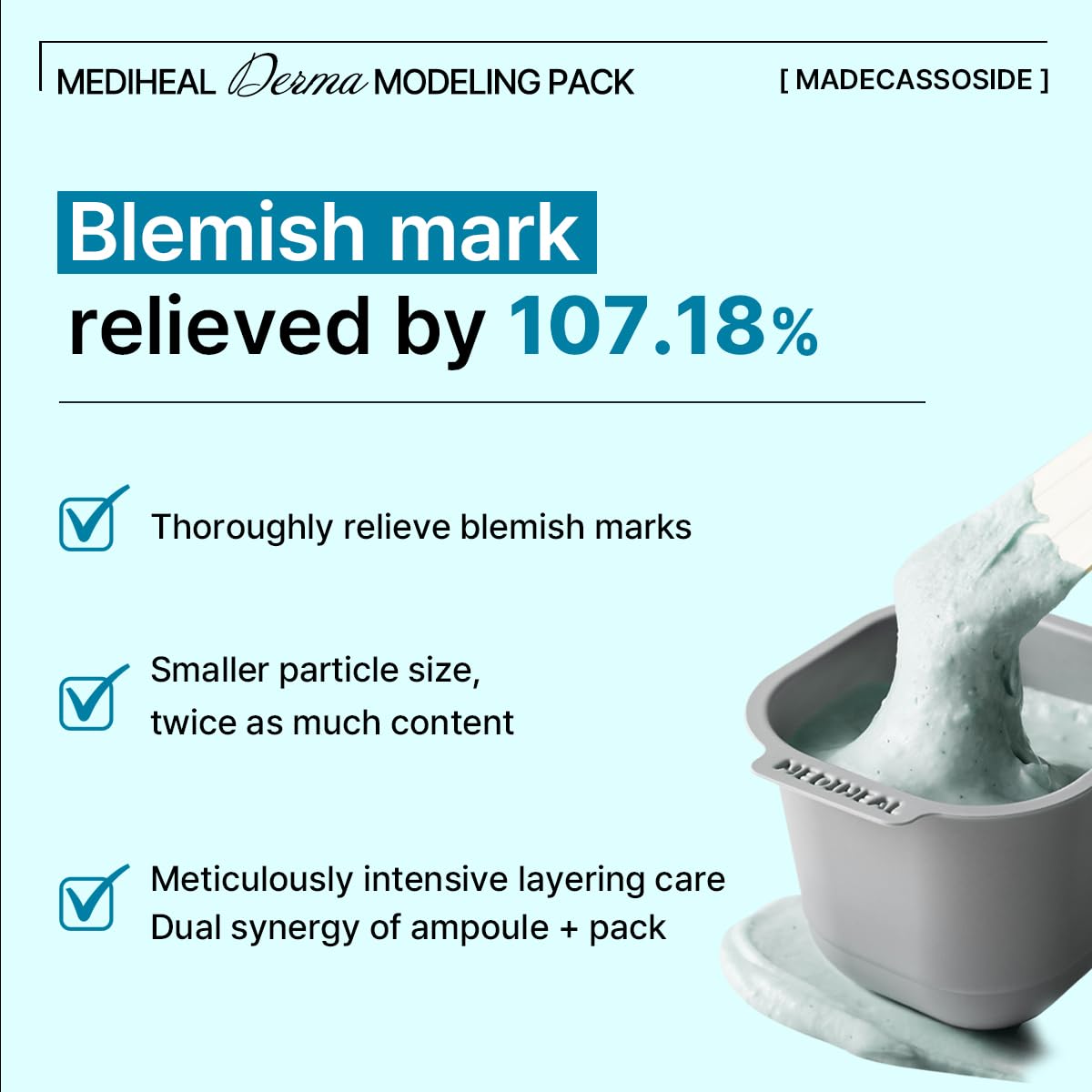 Foto 4 pulgar | Paquete De Modelado Mediheal Derma Madecassoside Para Aliviar Las Imperfecciones - Venta Internacional.
