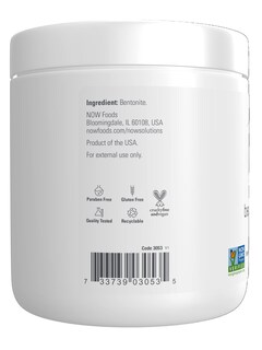 Foto 3 | Bentonita Clay Powder Now Solutions Para Rostro Y Cuerpo, 325 Ml - Venta Internacional.