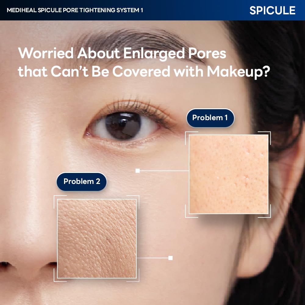Foto 3 pulgar | Sistema De Cuidado De Poros Con Espículas De Colágeno Mediheal De Skincare, Juego De 4 Piezas - Venta Internacional.