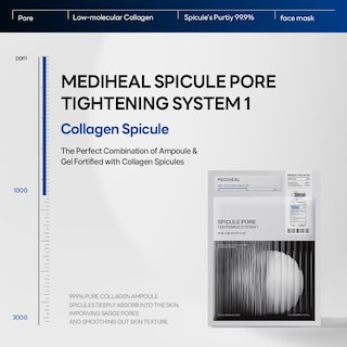 Foto 3 | Sistema De Cuidado De Poros Con Espículas De Colágeno Mediheal De Skincare, Juego De 4 Piezas - Venta Internacional.