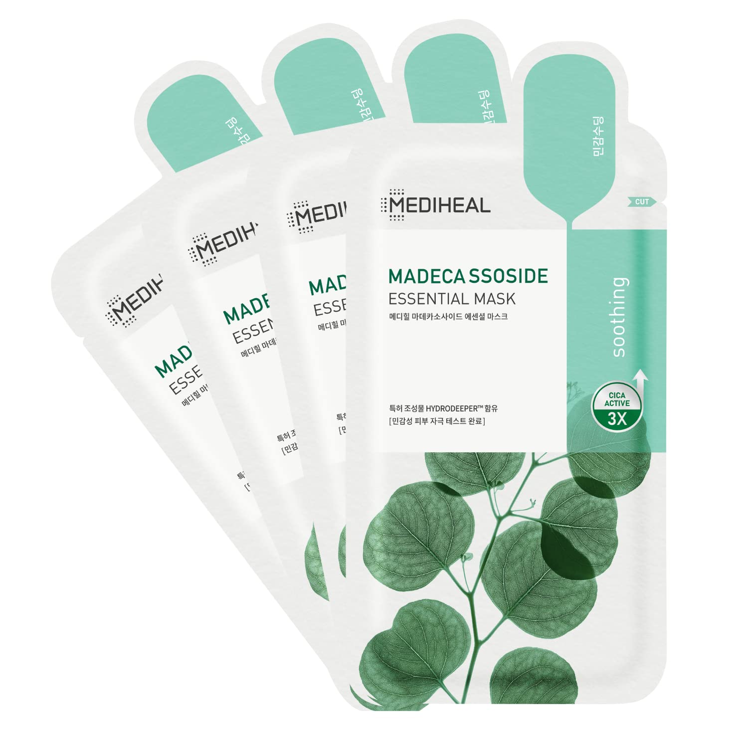 Mascarilla Mediheal Madecassoside Essential, 4 Hojas - Venta Internacional.