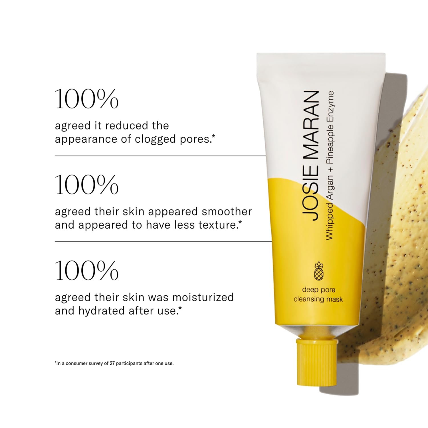 Foto 4 | Mascarilla Facial Josie Maran Con Argán Batido Y Enzima De Piña - Venta Internacional.