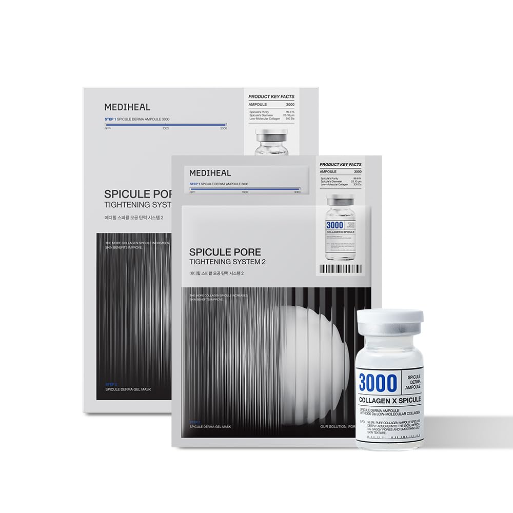 Sistema de Cuidado de Poros con Espículas de Colágeno Mediheal de Skincare 10 Unidades - Venta Internacional
