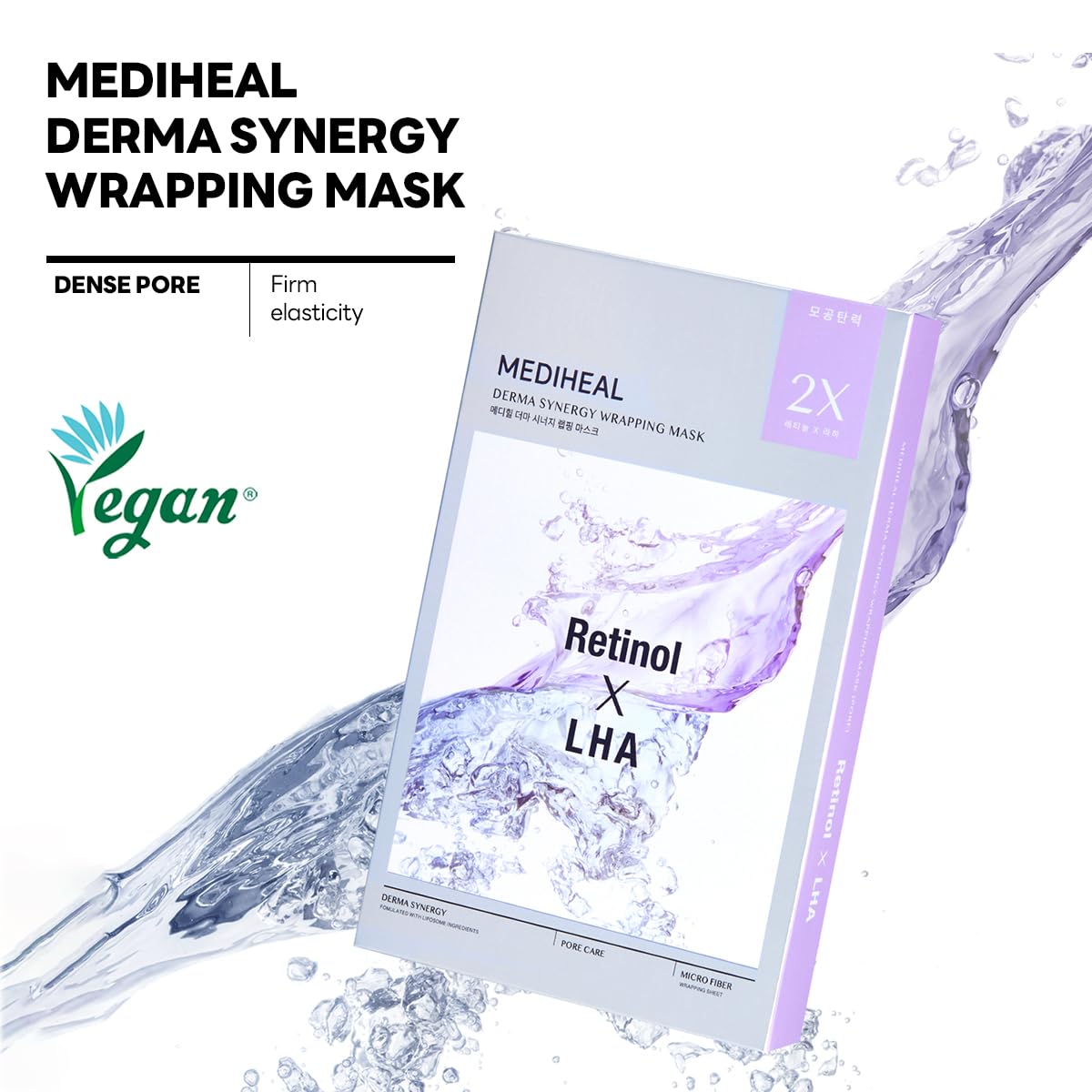 Foto 3 pulgar | Máscara Mediheal Derma Synergy Que Envuelve La Elasticidad De Los Poros, 10 Paquetes - Venta Internacional.