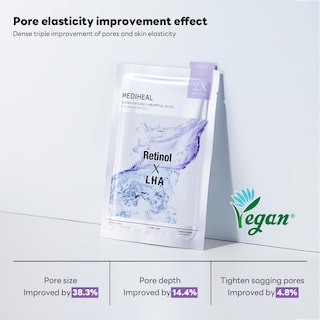 Foto 5 | Máscara Mediheal Derma Synergy Que Envuelve La Elasticidad De Los Poros, 10 Paquetes - Venta Internacional.