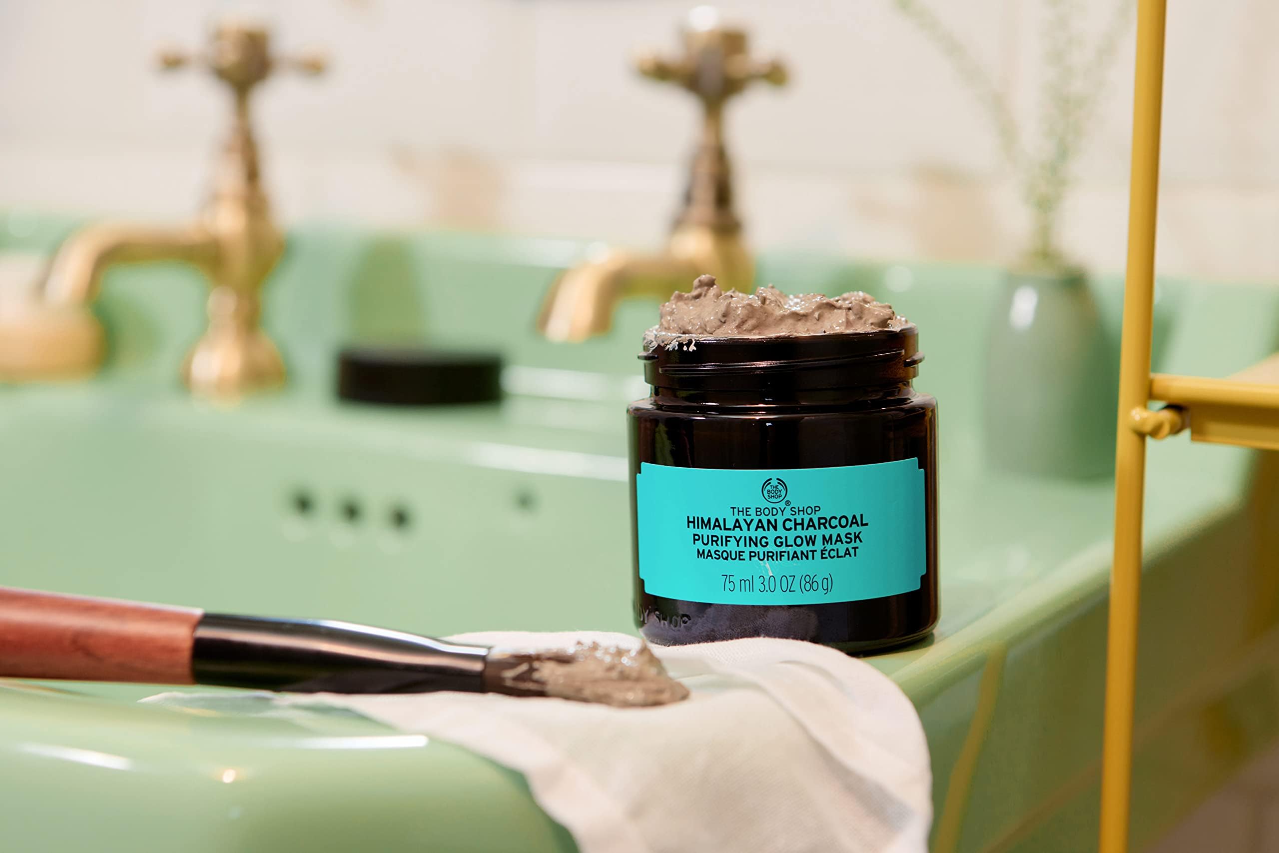 Foto 6 | Mascarilla Facial Purificadora De Carbón Del Himalaya The Body Shop 75 Ml - Venta Internacional.