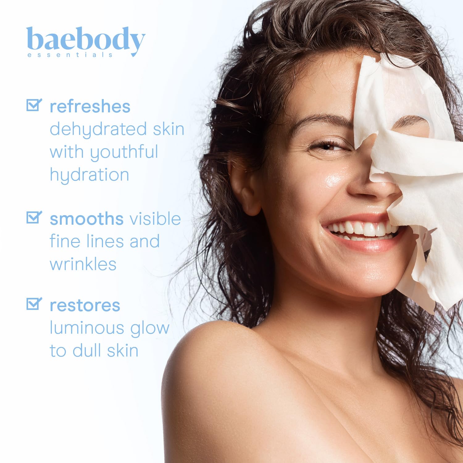 Foto 3 pulgar | Mascarilla Facial Baebody Snail Mucin, Antienvejecimiento, 6 Unidades - Venta Internacional.