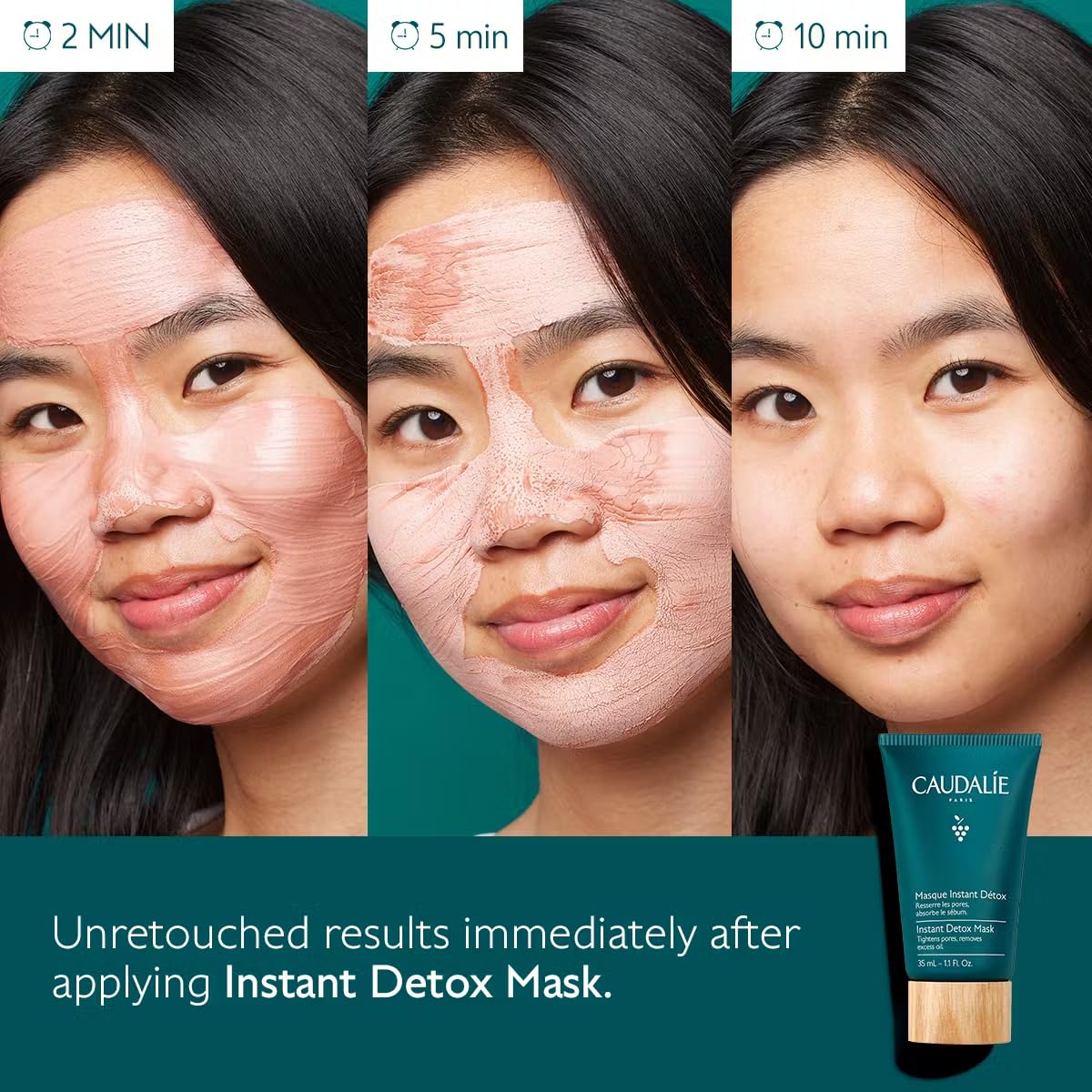 Foto 3 pulgar | Mascarilla De Arcilla Caudalie Instant Detox Minimizador De Poros 30 Ml - Venta Internacional.