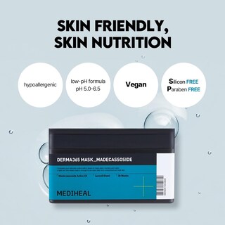 Foto 4 | Mascarilla Mediheal Derma 365 Madecassoside 30 Mascarillas - Venta Internacional.