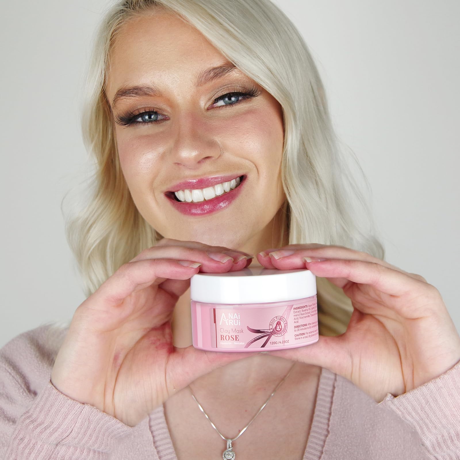 Foto 6 pulgar | Mascarilla Facial Anai Rui Rose Con Arcilla Rosa Caolín 125 Ml Con Niacinamida - Venta Internacional.