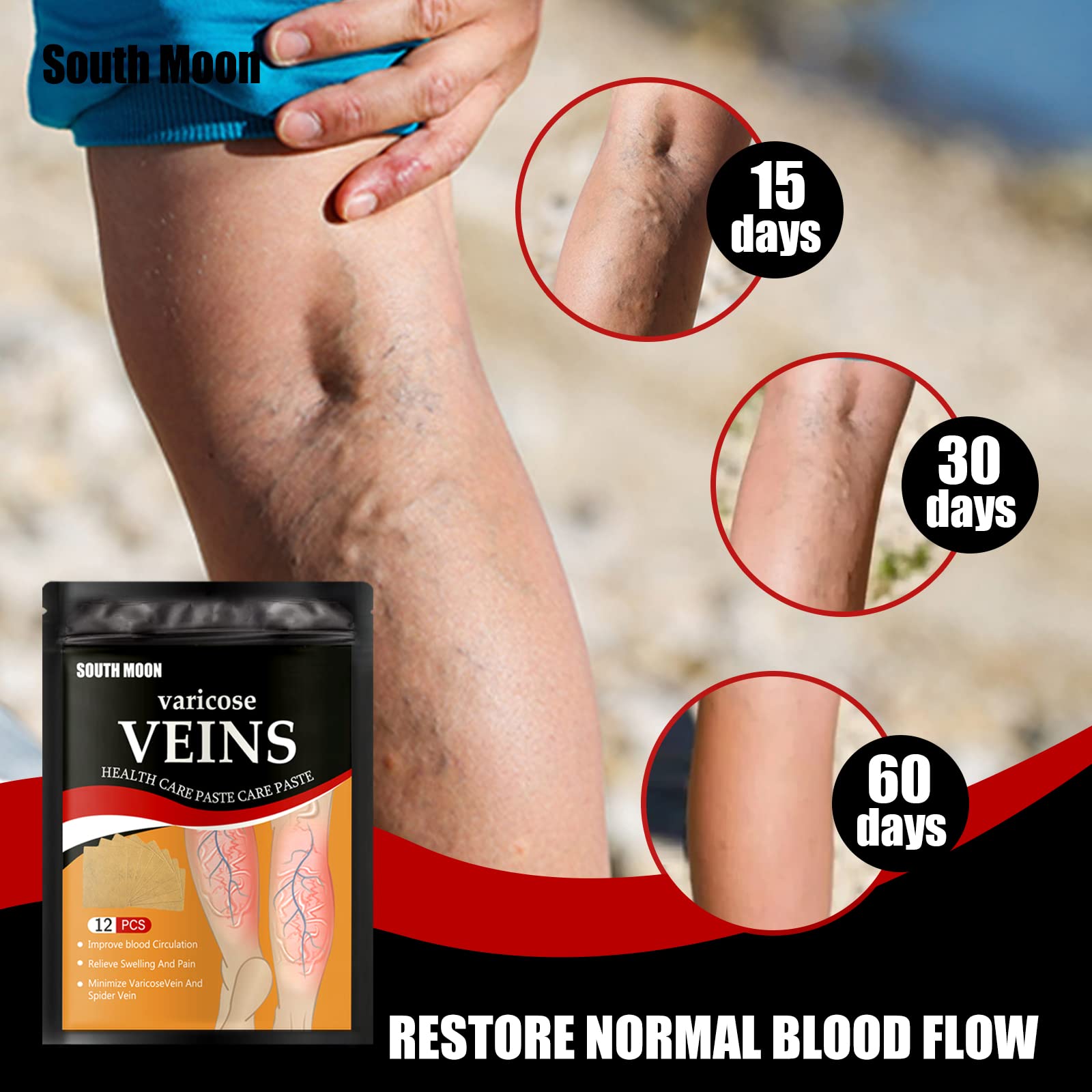 Foto 3 pulgar | Tratamiento con Parches Para Venas Varicosas Veinhealth  - Venta Internacional