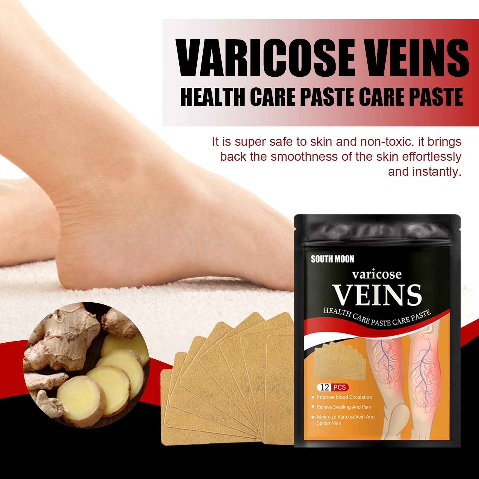 Foto 6 pulgar | Tratamiento con Parches Para Venas Varicosas Veinhealth  - Venta Internacional