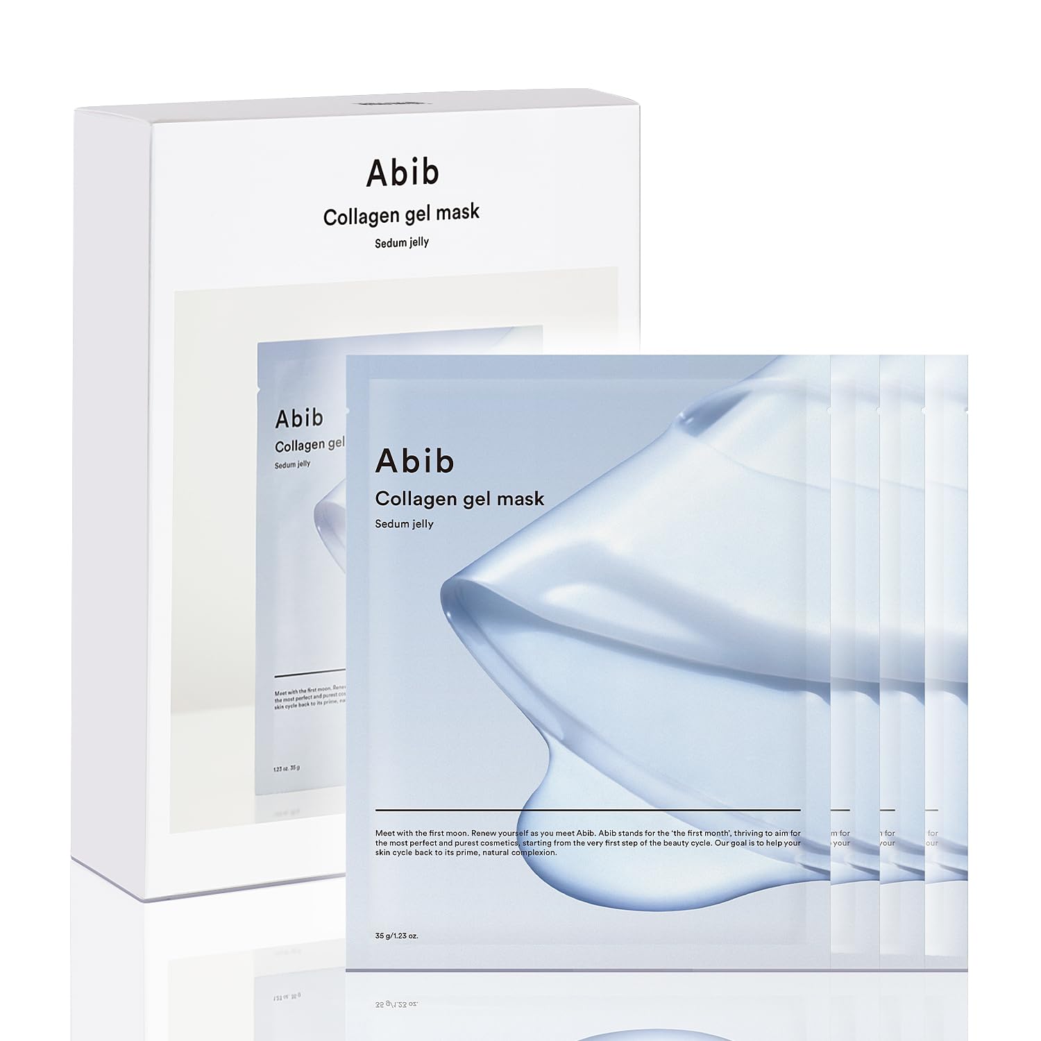 Mascarilla Facial Abib Collagen Gel Sedum Jelly Hydrating X4 - Venta Internacional.