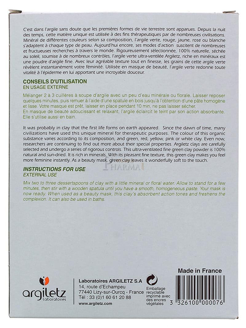 Foto 2 | Arcilla Verde Francesa Argiletz Laboratoires 300g - Venta Internacional.