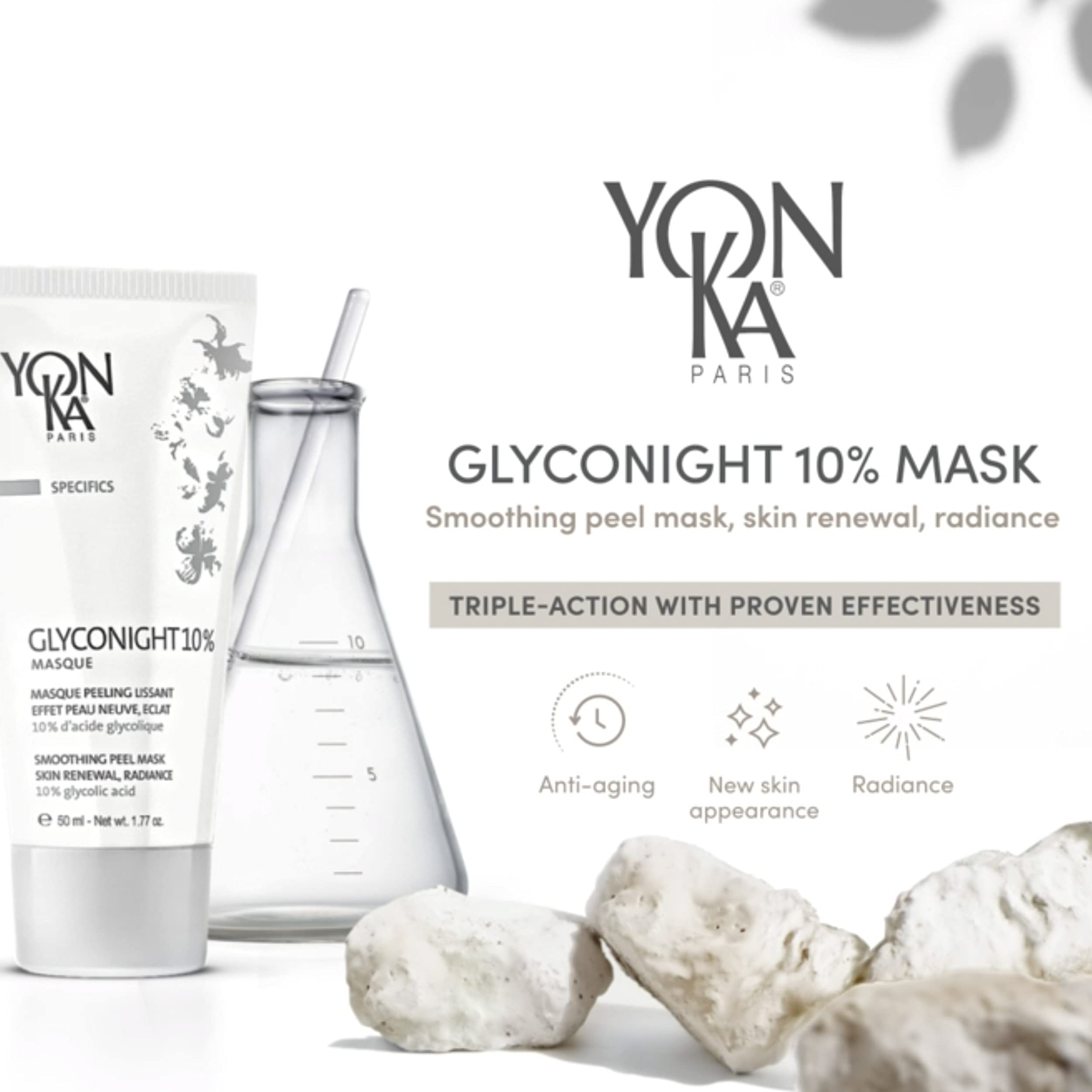 Foto 8 pulgar | Mascarilla Facial Yon-ka Glyconight 10% Peel Masque 15 Ml Antienvejecimiento - Venta Internacional.