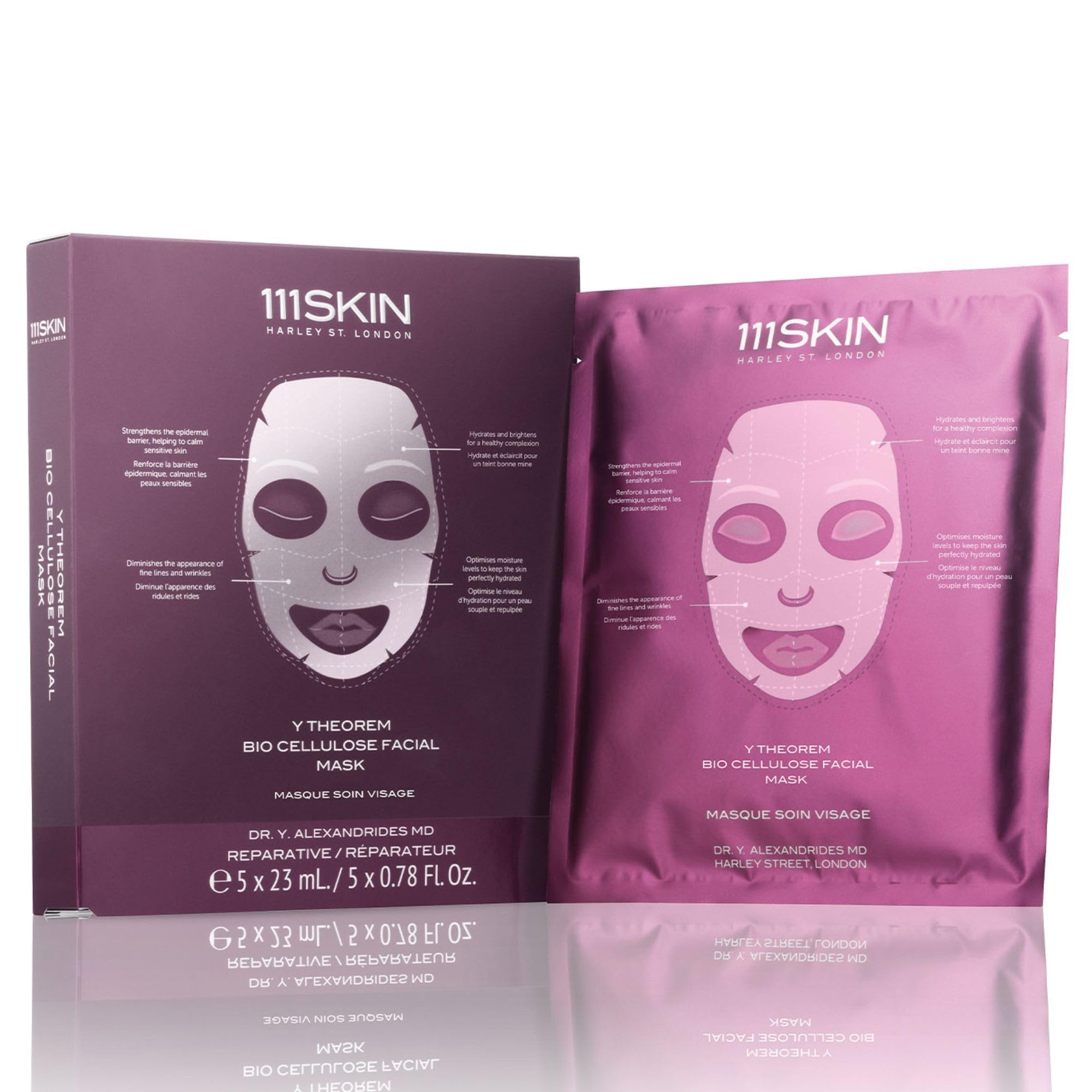 Foto 2 pulgar | Mascarilla Facial 111skin Y Theorem Bicelulose Con Nac Y2 23 Ml X5 - Venta Internacional.