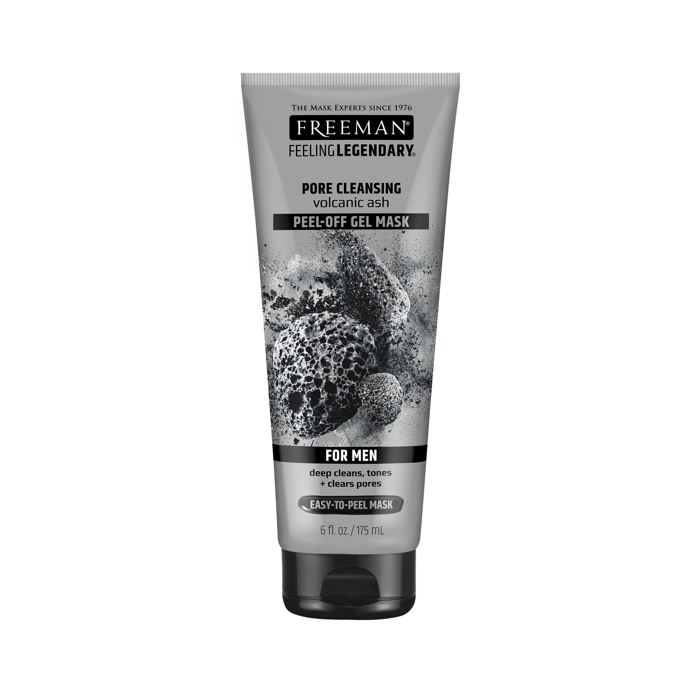 Mascarilla Facial Freeman Pore Clearing, Gel Exfoliante De Ceniza Volcánica, 175 Ml - Venta Internacional.