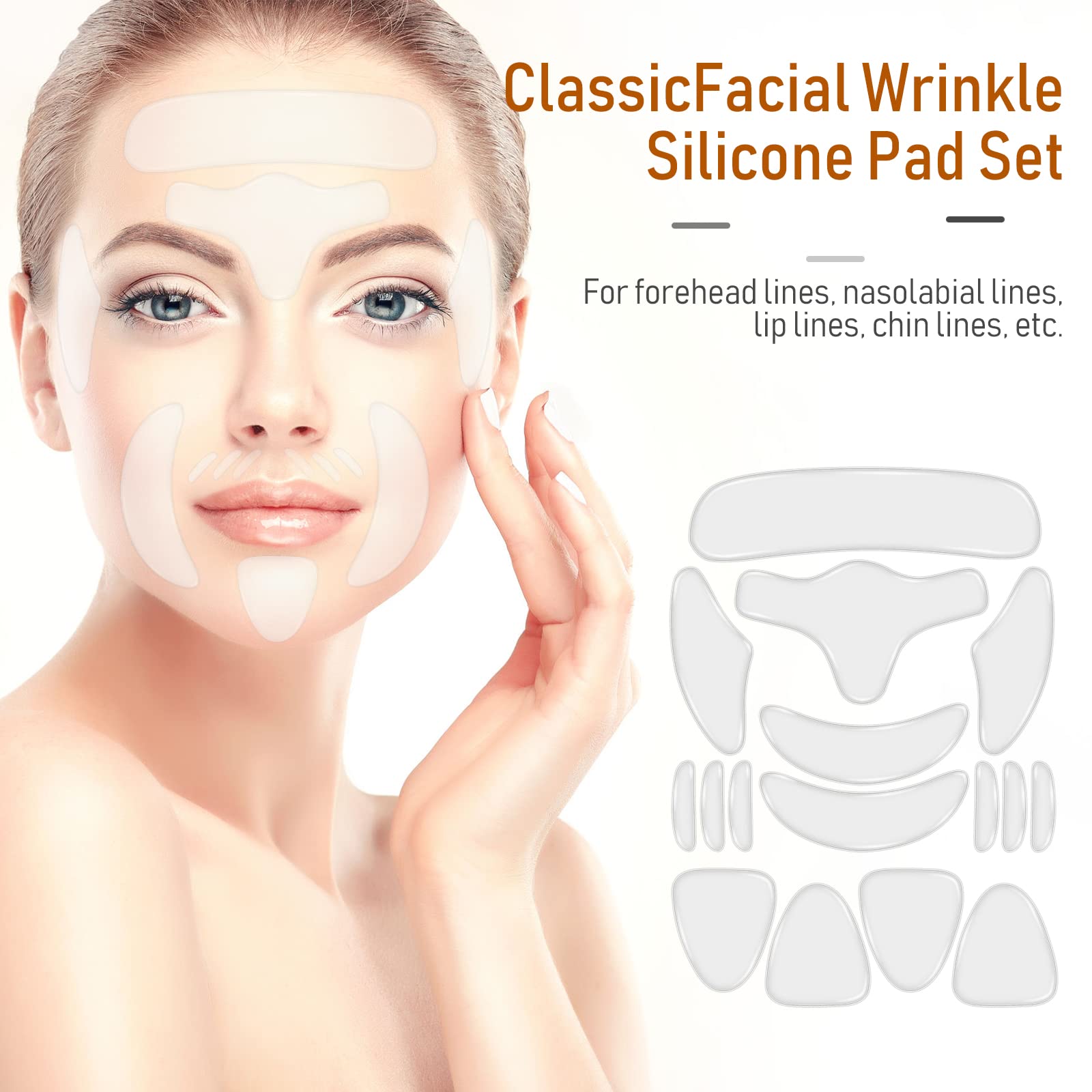 Foto 3 pulgar | Juego De Almohadillas De Silicona Maitys, 32 Piezas, Para Rostro, Pecho Y Cuello, Reutilizables - Venta Internacional.