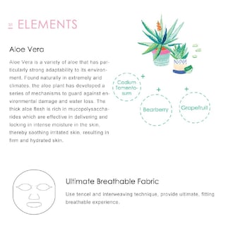 Foto 3 | Mascarilla Facial My Beauty Diary Con Aloe Vera, Paquete De 8 - Venta Internacional.