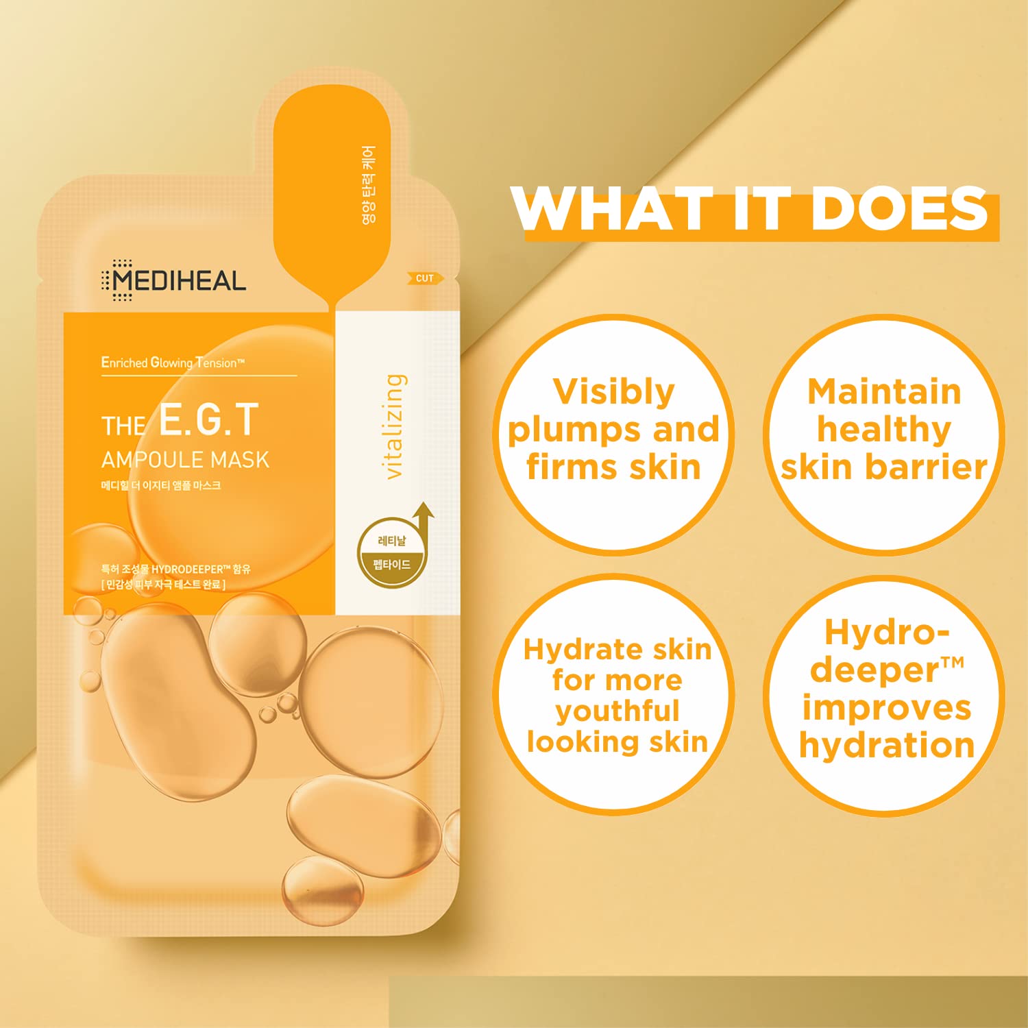 Foto 3 pulgar | Sheet Mask Mediheal Egt Ampoule Face Mask 10 Hojas - Venta Internacional.
