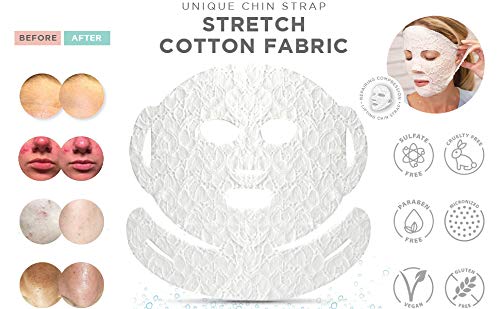 Foto 7 pulgar | Mascarilla Facial Dermovia Lace Your Face, Reutilizable, Paquete De 4 - Venta Internacional.