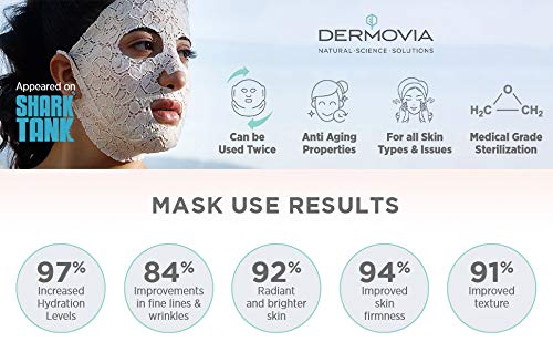Foto 8 pulgar | Mascarilla Facial Dermovia Lace Your Face, Reutilizable, Paquete De 4 - Venta Internacional.