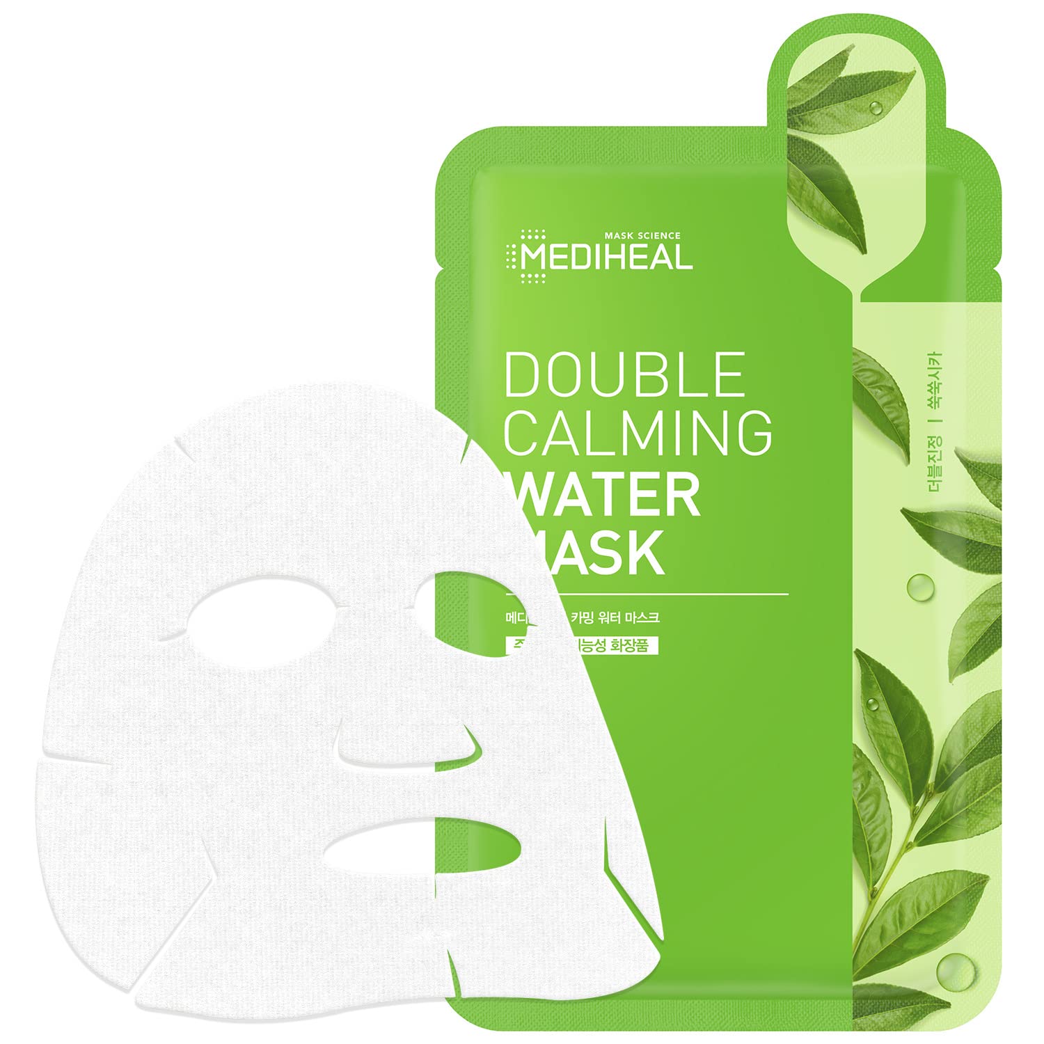 Mascarilla Facial Mediheal, Agua Doble Calmante, Paquete De 15 - Venta Internacional.