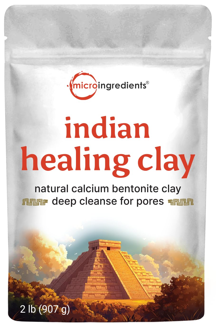 Foto 2 pulgar | Microingredientes De Arcilla En Polvo Indian Healing, 1 Kg - Venta Internacional.
