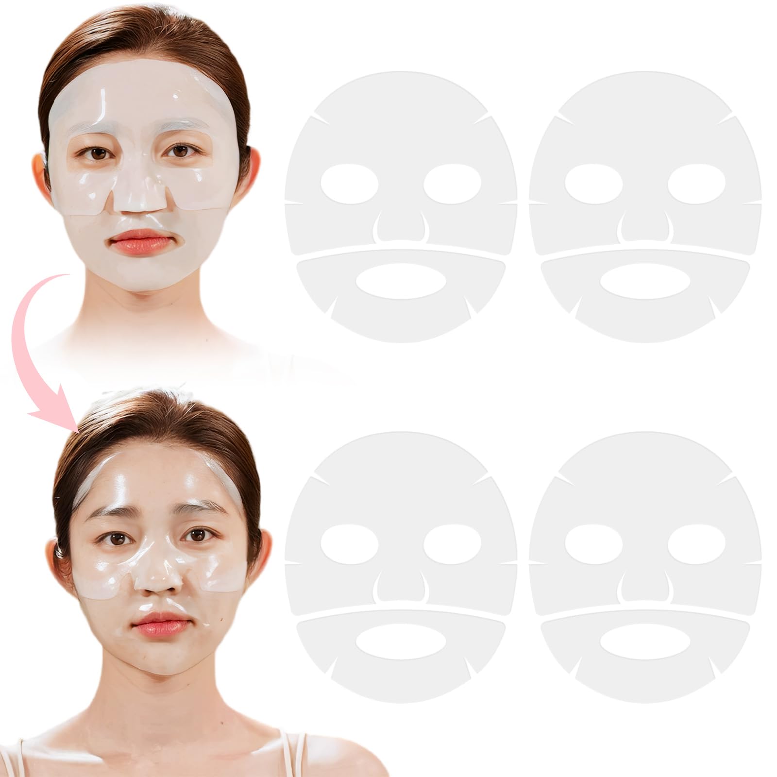 Foto 5 pulgar | Mascarilla Facial De Hidrogel De Colágeno 34 G X 8 Para Elasticidad De La Piel - Venta Internacional.
