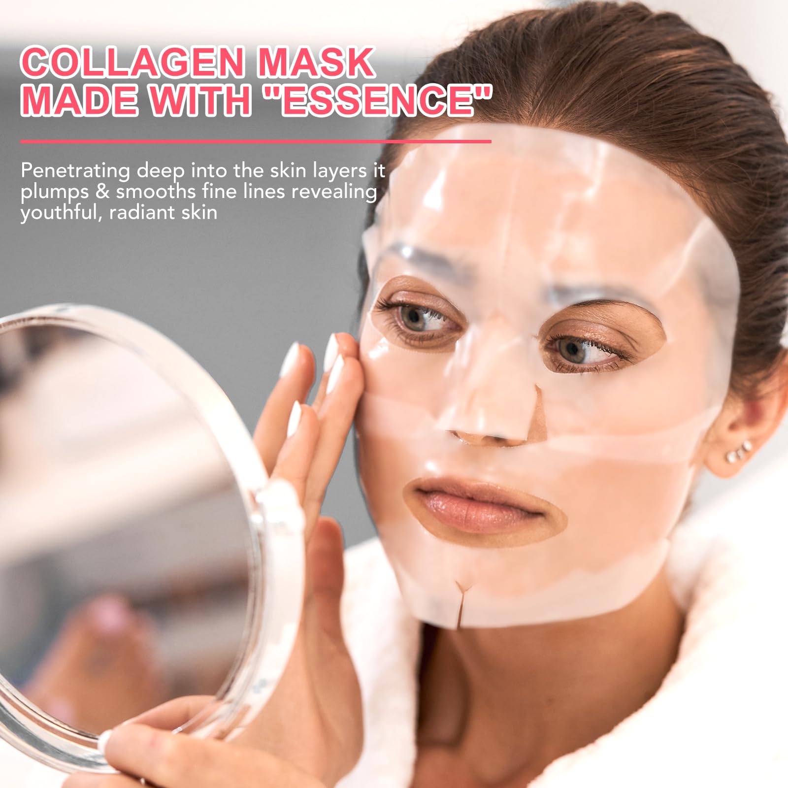Foto 7 pulgar | Mascarilla Facial De Hidrogel De Colágeno 34 G X 8 Para Elasticidad De La Piel - Venta Internacional.
