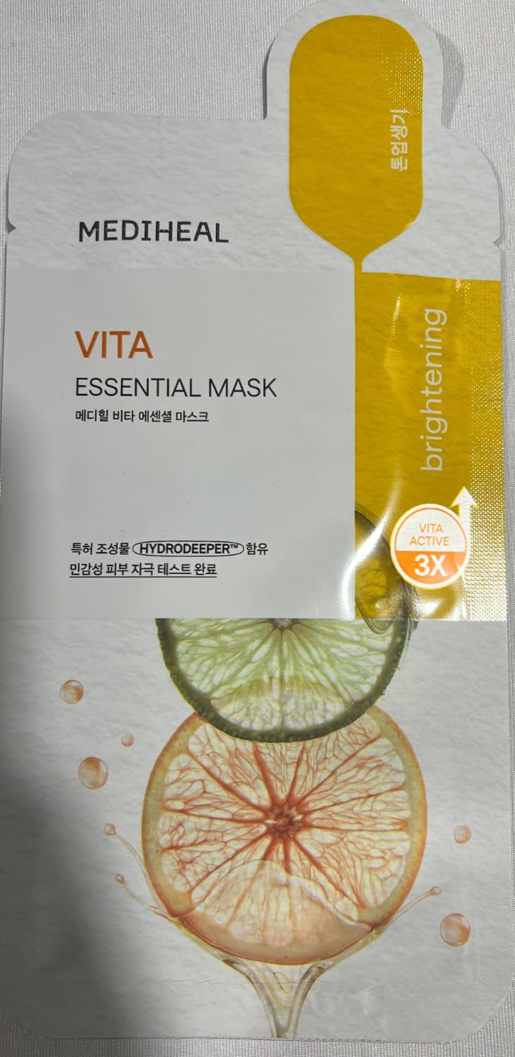Foto 8 pulgar | Mascarilla Mediheal Vita Essential Con 4 Hojas De Vitamina - Venta Internacional.