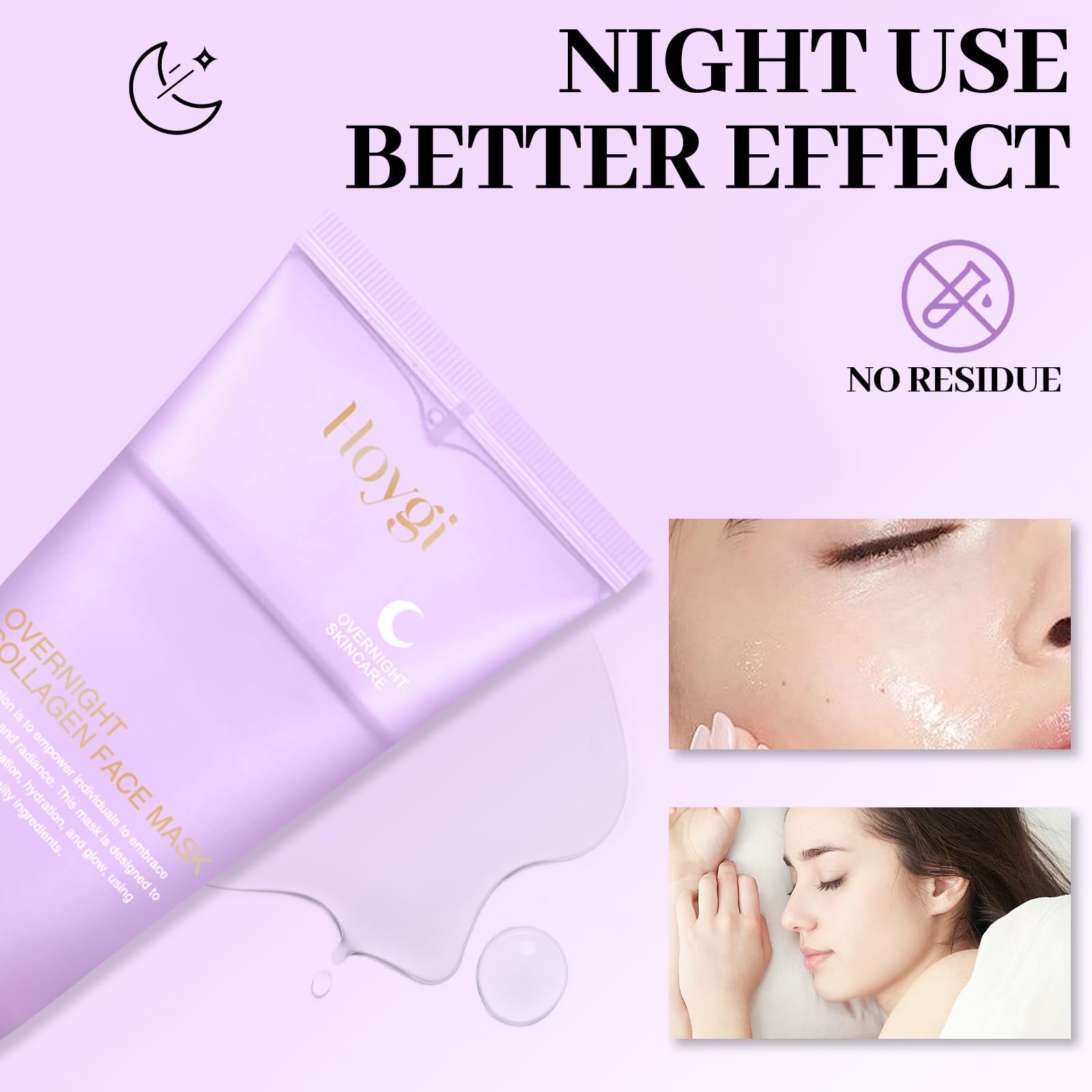 Foto 6 pulgar | Mascarilla Facial Erinde Collagen Overnight Wrapping Off - Venta Internacional.