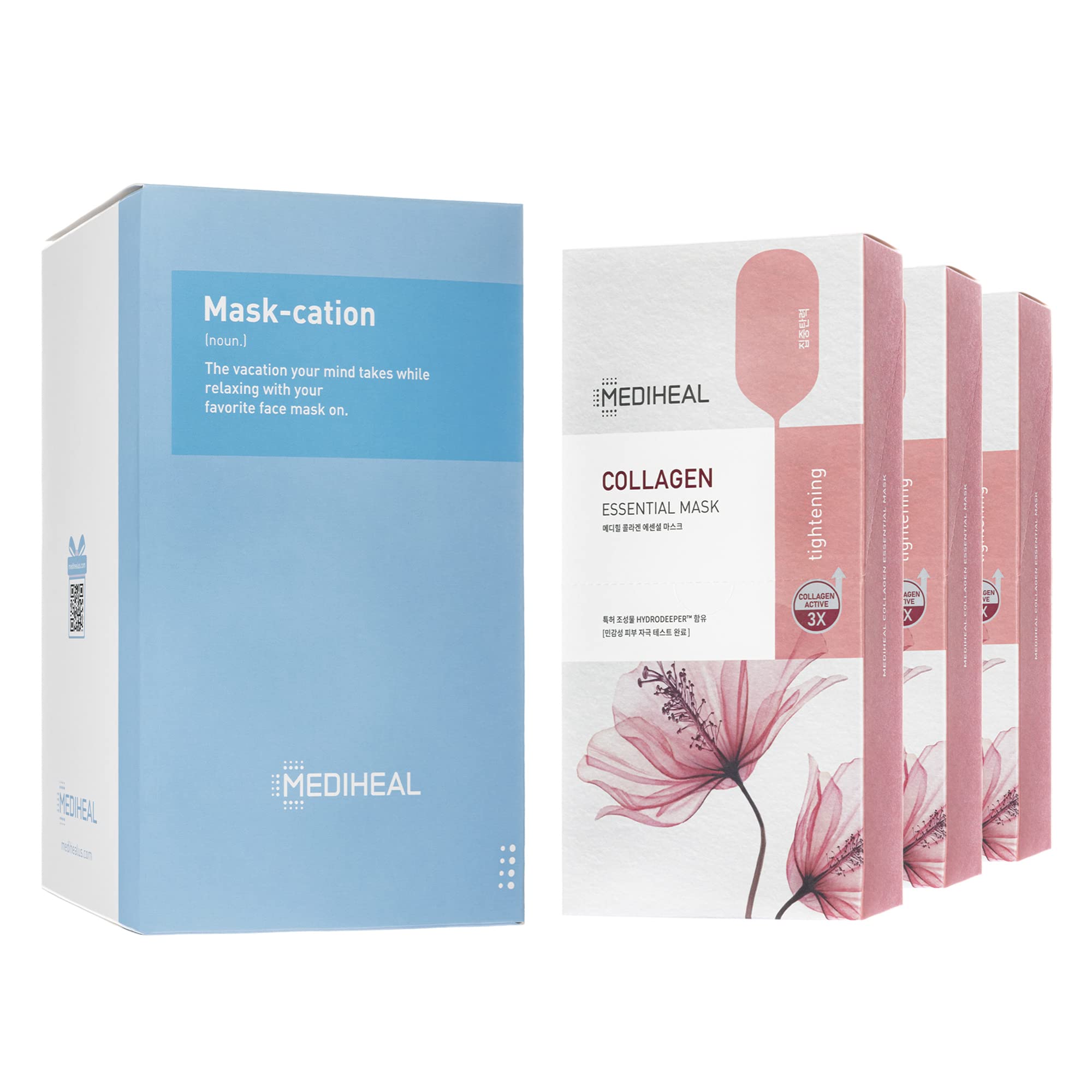 Foto 1 | Mascarilla En Láminas Mediheal Collagen Essential Reafirmante Y Reafirmante X30 - Venta Internacional.