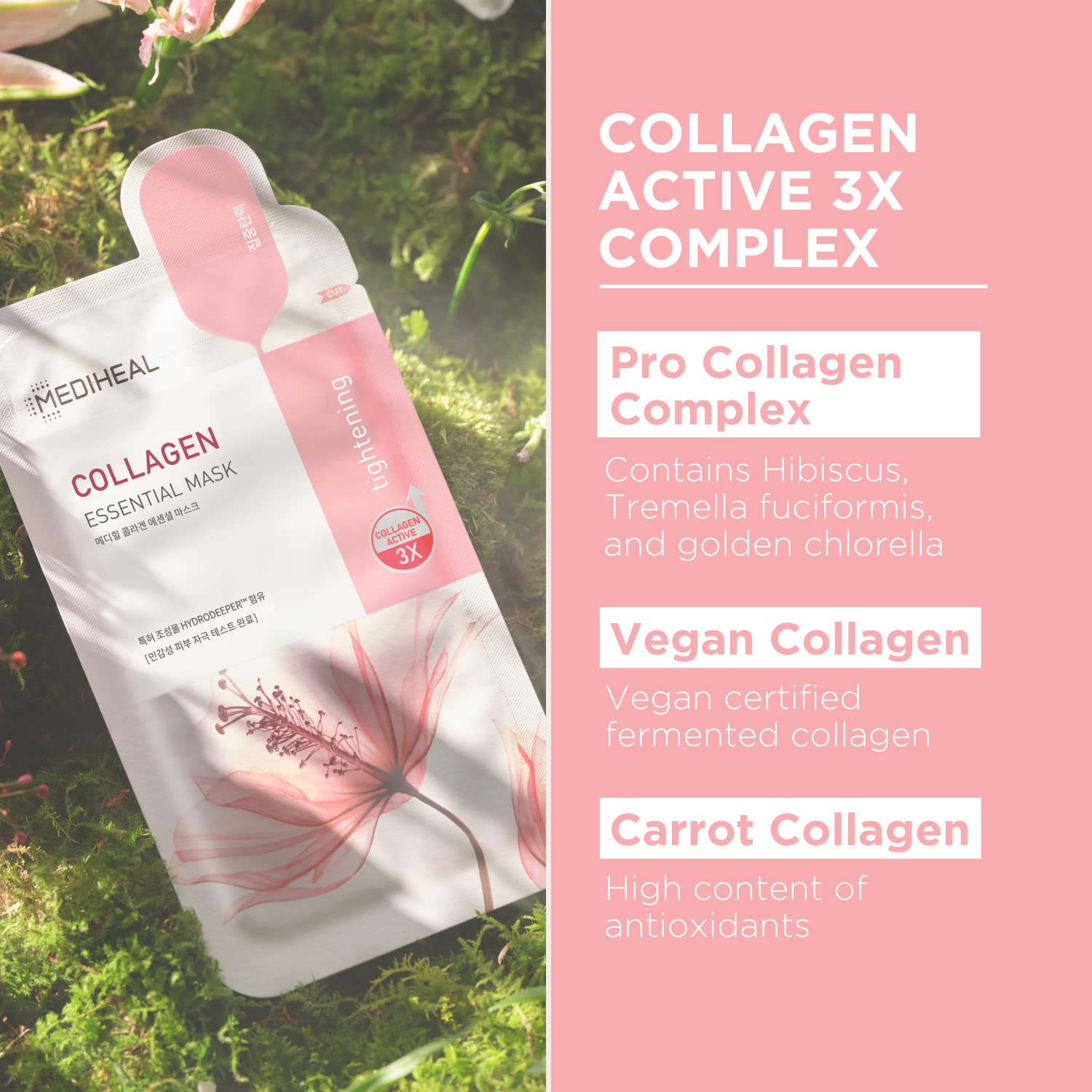 Foto 4 pulgar | Mascarilla En Láminas Mediheal Collagen Essential Reafirmante Y Reafirmante X30 - Venta Internacional.
